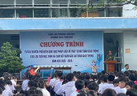 Tuyên truyền, phổ biến giáo dục pháp luật về trật tự an toàn giao thông cho lứa tuổi học sinh và cam kết đảm bảo an toàn giao thông